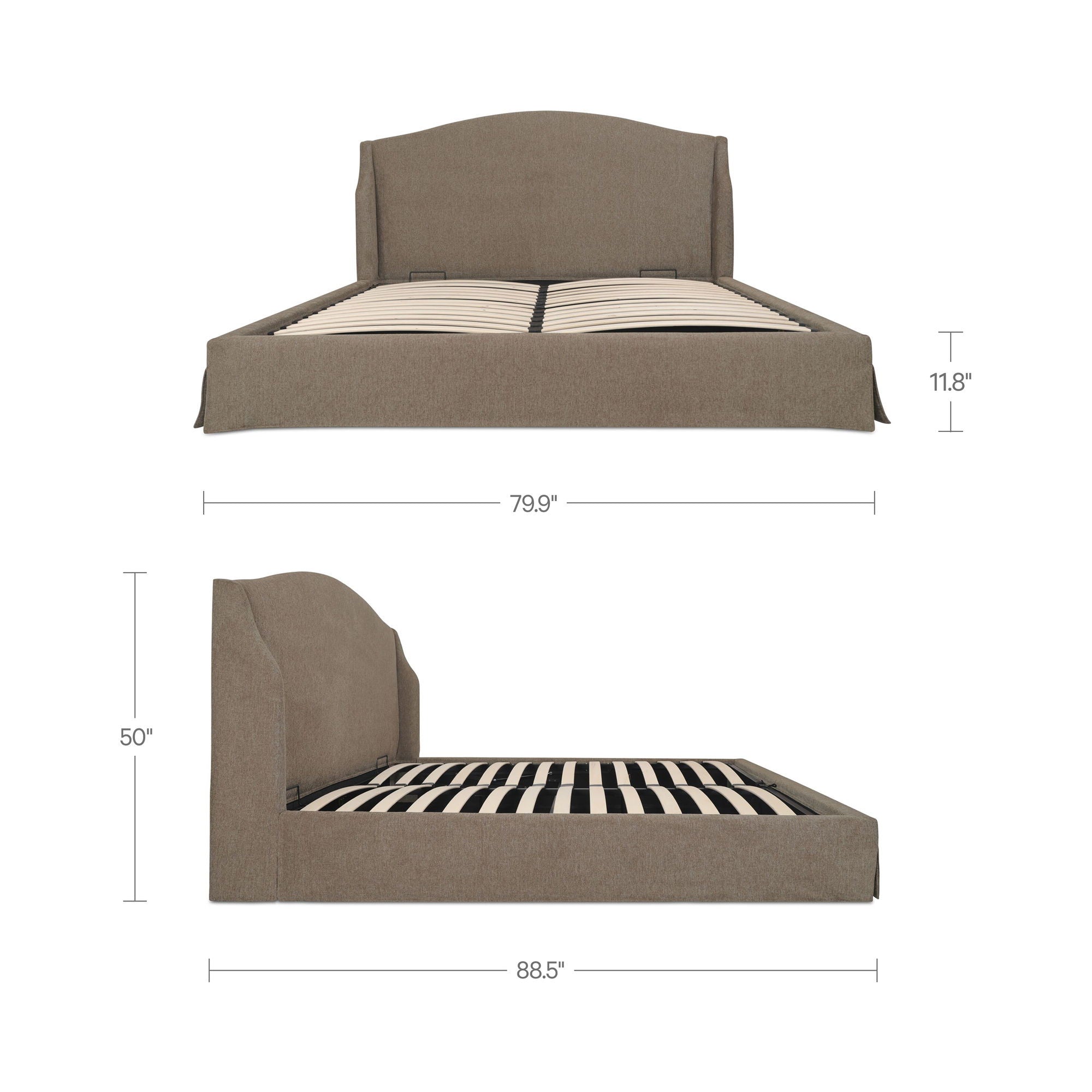 Weston - King Storage Bed - Brown - Image 3