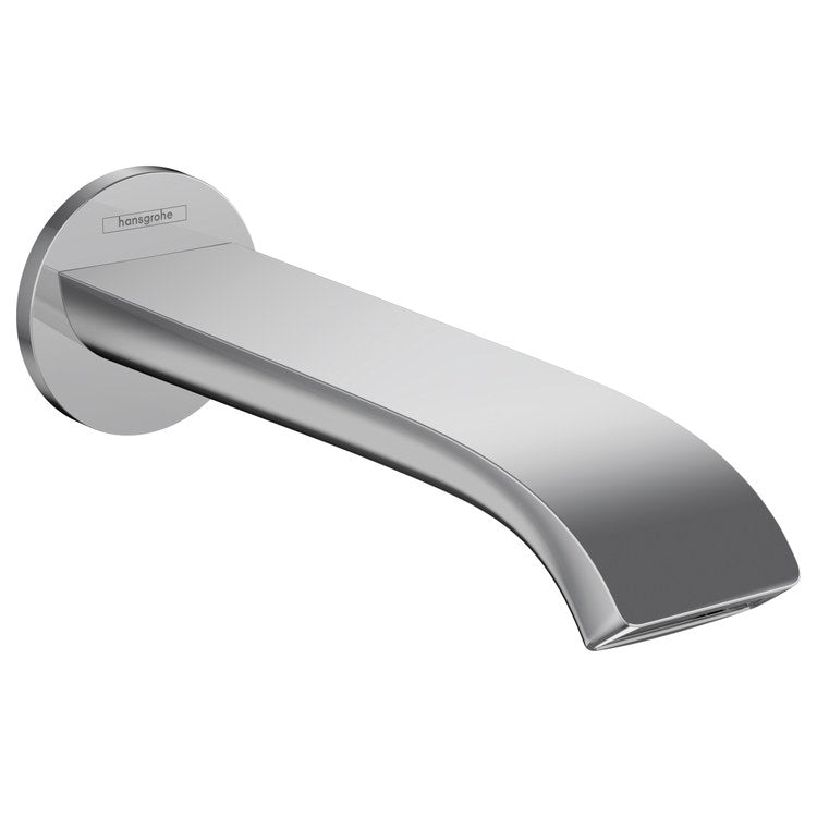 Tub Spout Vivenis Less Diverter Chrome 8-1/4 Inch Brass 1/2 Inch NPT - Image 1