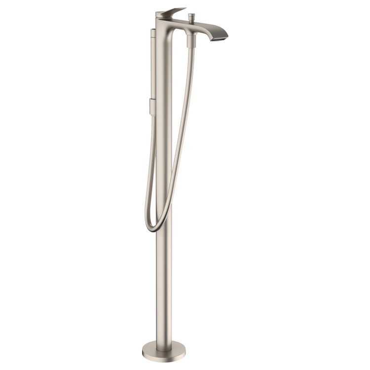 Tub Filler Trim Vivenis Freestanding with Handshower 1 Lever Brushed Nickel 5.28 Gallons per Minute - Image 1