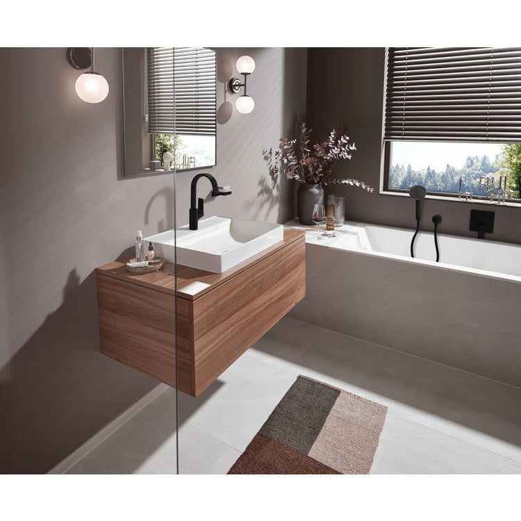 Vivenis 210 Single Handle Bathroom Faucet with Swivel Spout and Pop-Up Drain - Image 3