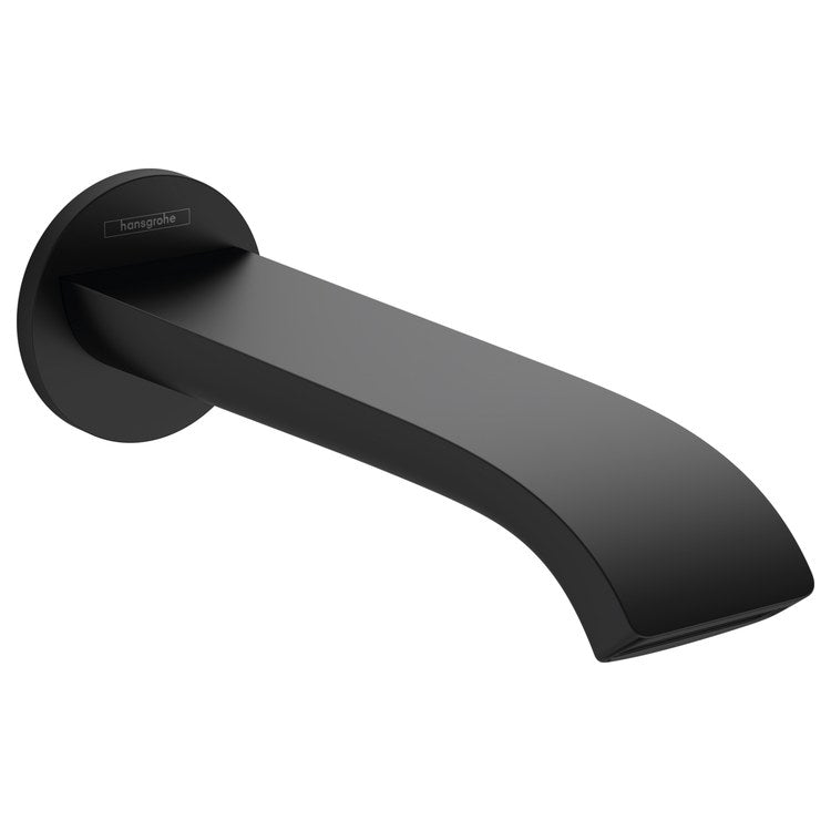 Tub Spout Vivenis Less Diverter Matte Black 8-1/4 Inch Brass 1/2 Inch NPT - Image 1