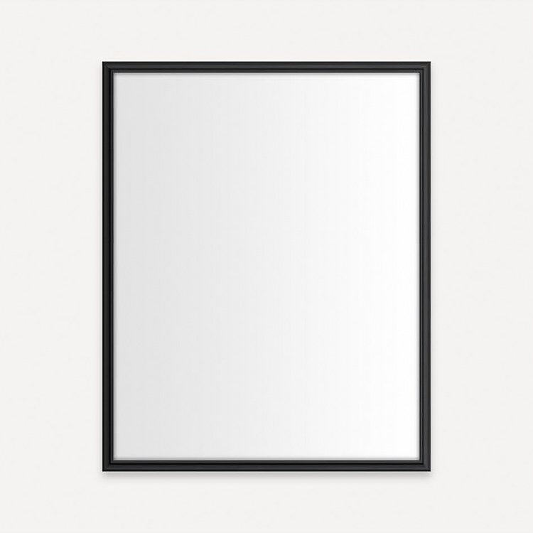 Medicine Cabinet Main Line 24W x 30H x 4D Inch 1 Doors Framed Mirror Brushed Black Flat Top Reversible Rosemont Frame Slow Close Hinges Sliding Magnification Mirror Magnetic Strip Interior Lighting USB Charging ports Electrical Outlets Phone Holder - Image 1
