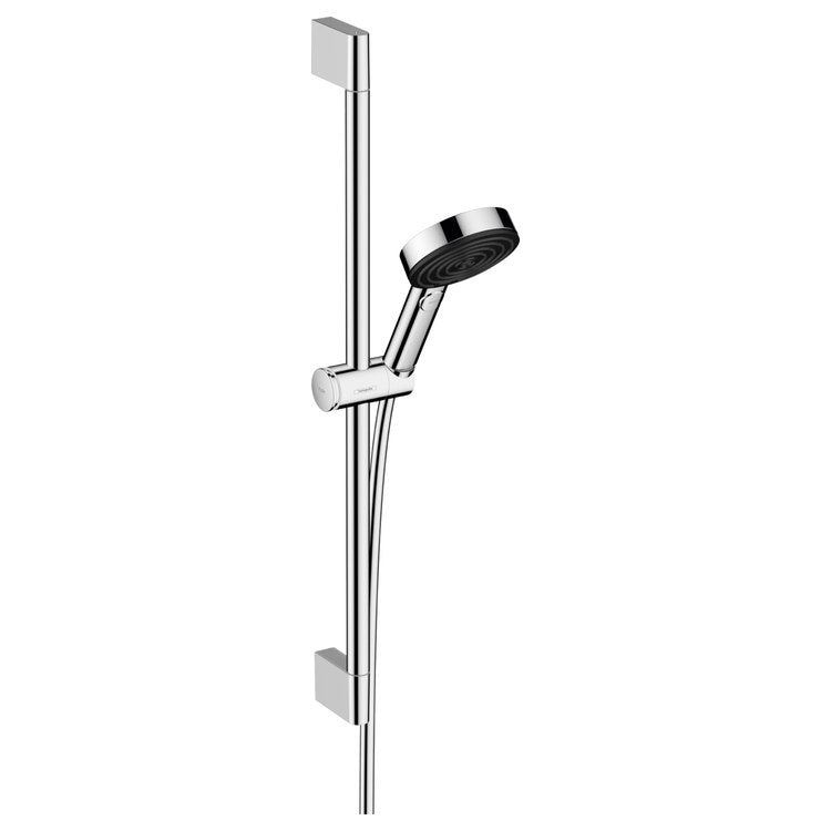 Wall Bar Pulsify Chrome 24 Inch Includes 1.75GPM Rain IntenseRain Sprays Handshower Wall Bar Handshower Hose Slider Plastic - Image 1