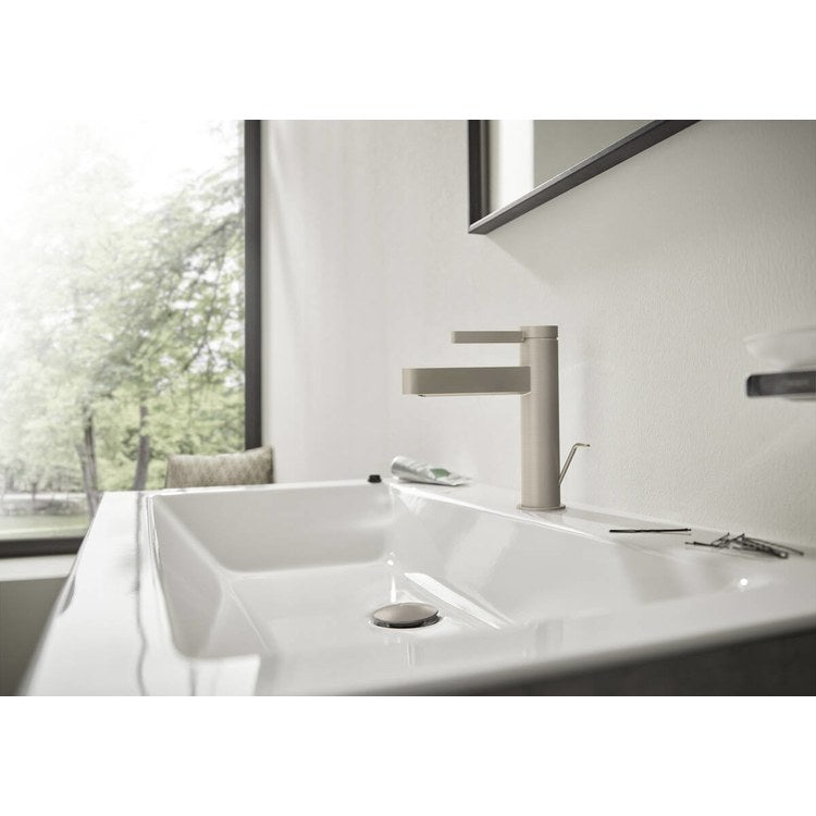 Lavatory Faucet Finoris 110 Deck Mount 1 Lever ADA WaterSense Brushed Nickel 1.2 Gallons per Minute Pop-Up 1 Hole ComfortZone EcoRight - Image 2