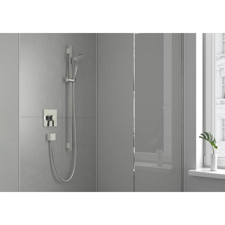 Wall Bar Vernis Blend Chrome 24 Inch WaterSense Includes 1.75GPM Rain IntenseRain Sprays Handshower Wall Bar Handshower Hose Slider Metal - Image 2
