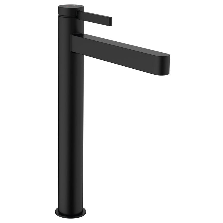 Lavatory Faucet Finoris 260 1 Lever ADA WaterSense Matte Black 1.2 Gallons per Minute Less Drain 1 Hole EcoRight ComfortZone