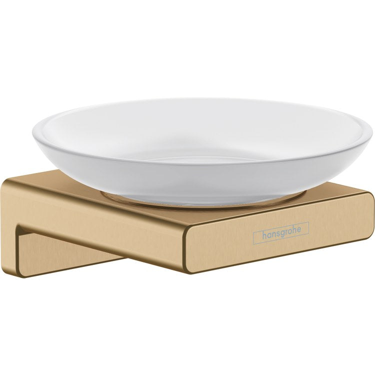 Soap Dish AddStoris Brushed Bronze Wall Mount Ceramic - Image 1