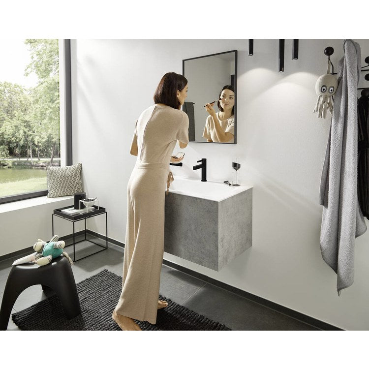 Lavatory Faucet Finoris 110 Deck Mount 1 Lever ADA WaterSense Matte Black 1.2 Gallons per Minute Pop-Up 1 Hole ComfortZone EcoRight - Image 3