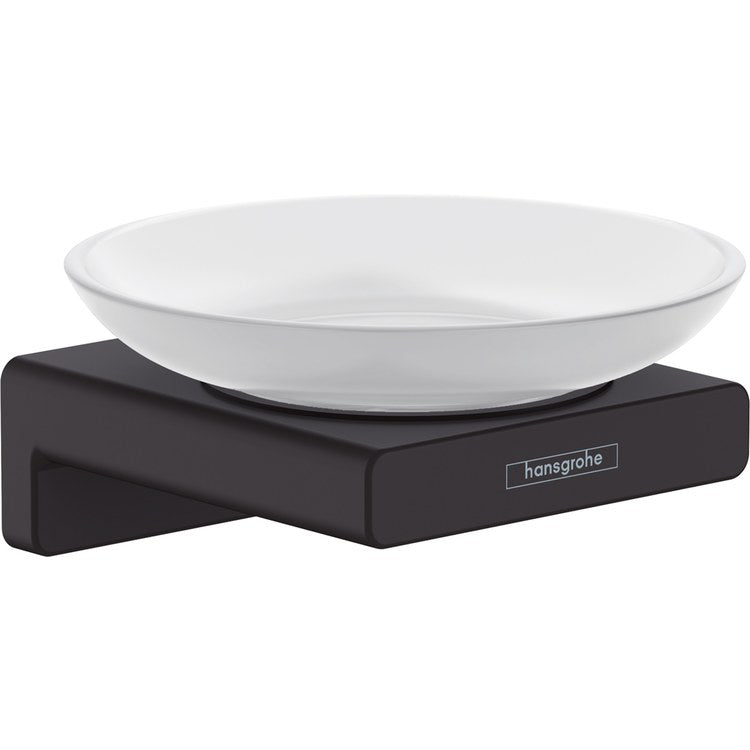 Soap Dish AddStoris Matte Black Wall Mount Ceramic - Image 1