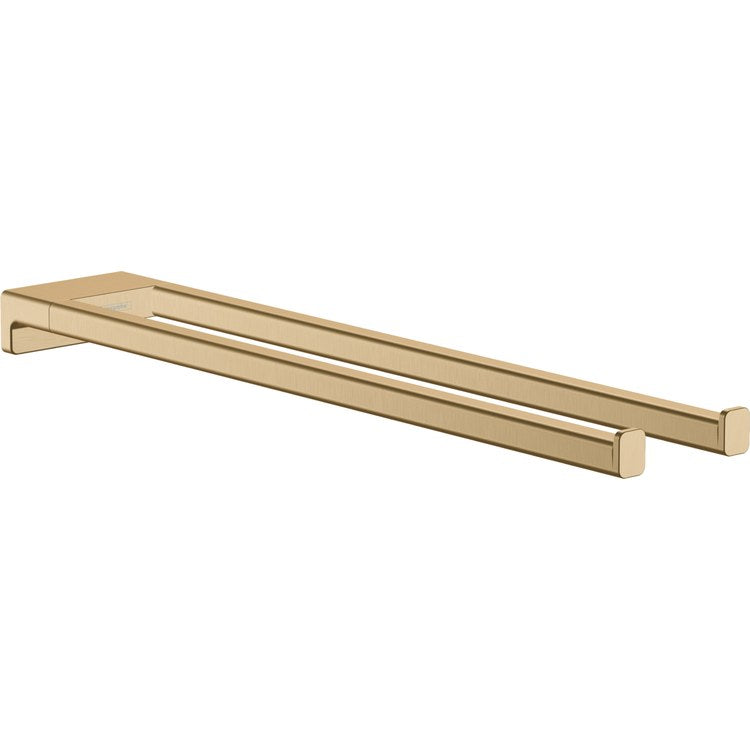 Towel Bar AddStoris 18 Inch Dual Brushed Bronze Metal - Image 1