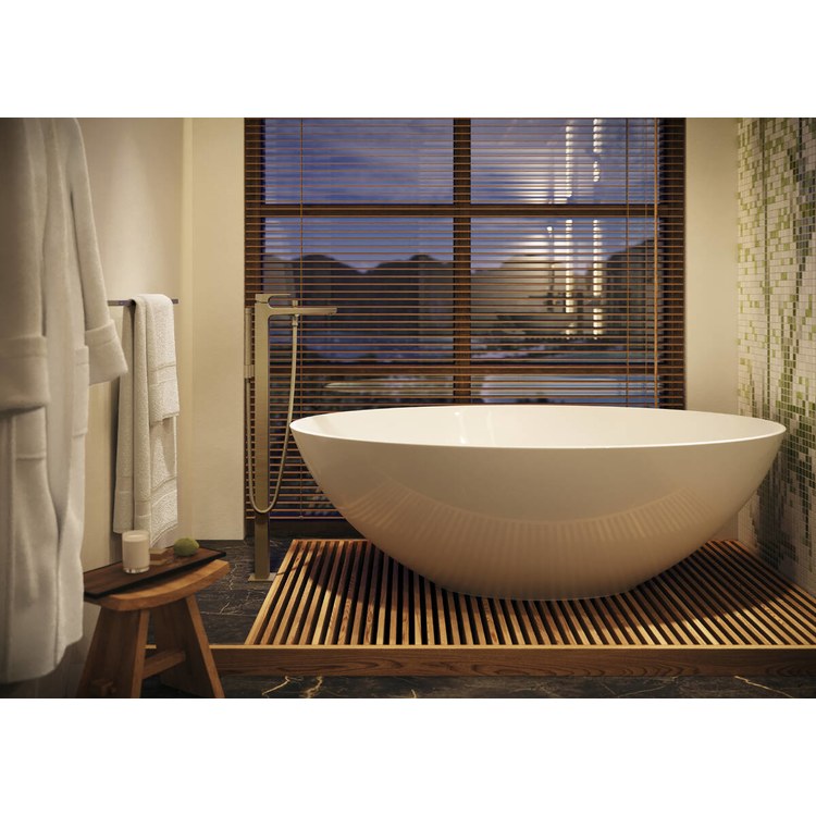 Towel Bar AddStoris 24 Inch Single Brushed Bronze Metal 2-3/4 Inch Wall Mount - Image 3