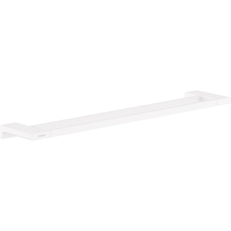 Towel Bar AddStoris 26 Inch Dual Matte White Metal 4-7/8 Inch - Image 1
