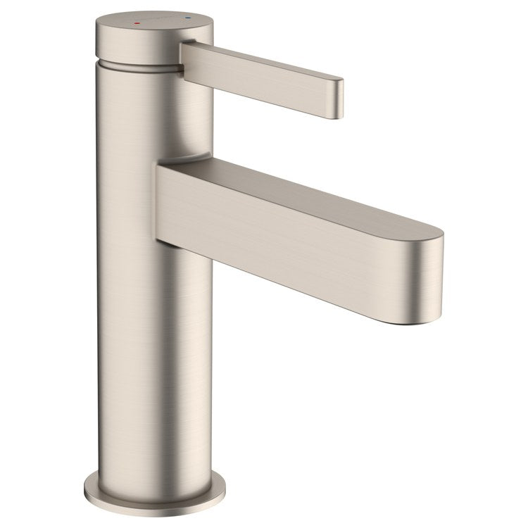 Lavatory Faucet Finoris Deck Mount 1 Lever ADA Brushed Nickel 1.2 Gallons per Minute Pop-Up 1 Hole EcoRight ComfortZone - Image 1