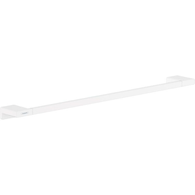 Towel Bar AddStoris 24 Inch Single Matte White Metal 2-3/4 Inch Wall Mount - Image 1