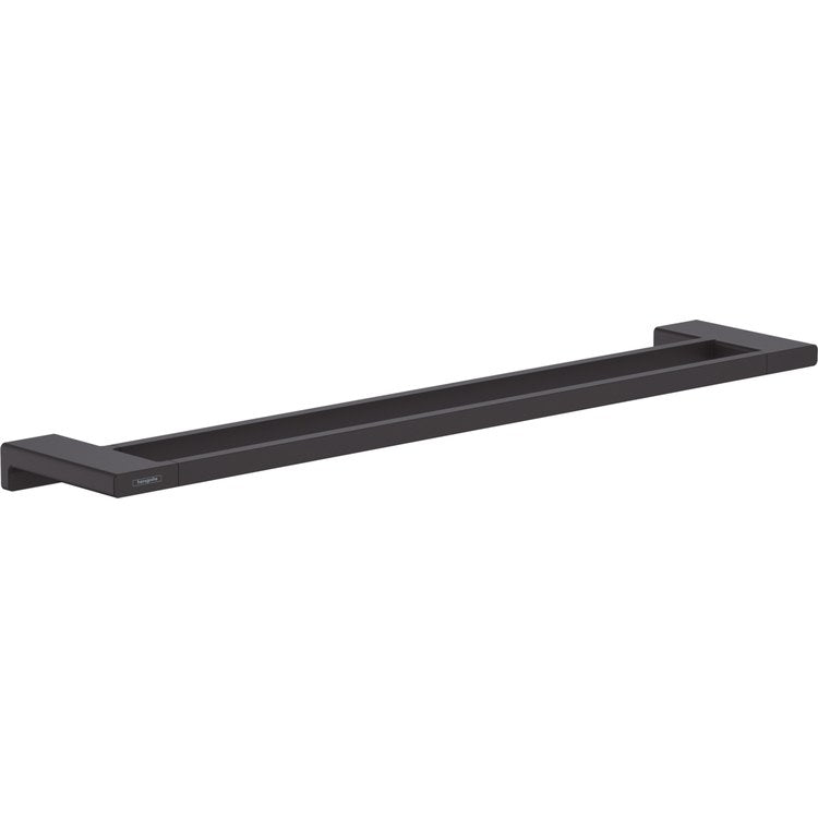 Towel Bar AddStoris 26 Inch Dual Matte Black Metal 4-7/8 Inch - Image 1