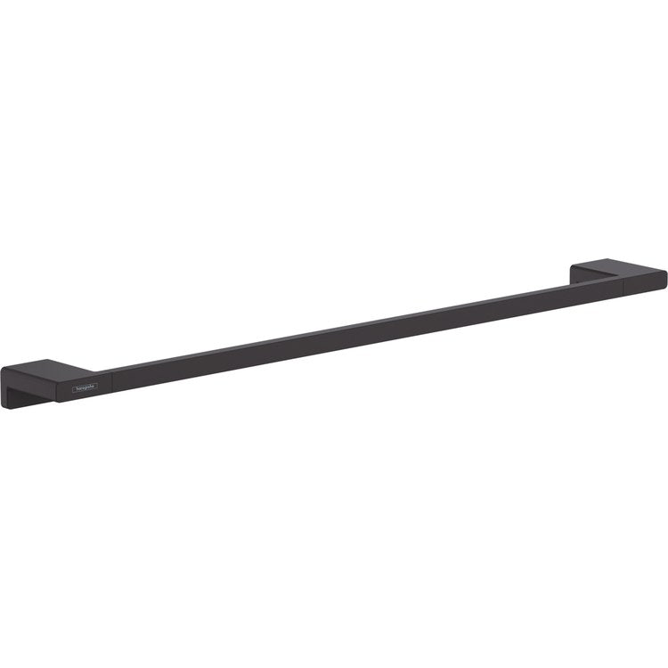 Towel Bar AddStoris 24 Inch Single Matte Black Metal 2-3/4 Inch Wall Mount - Image 1