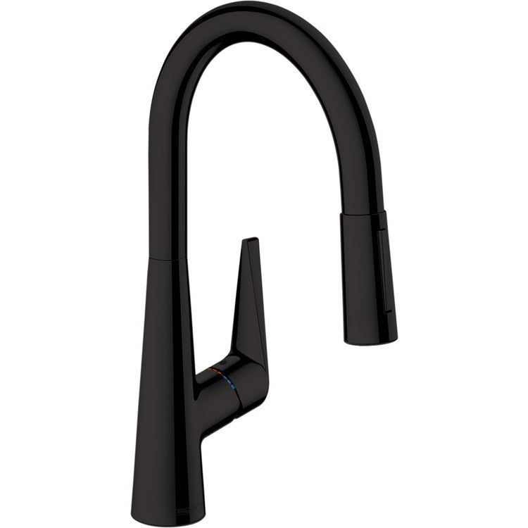 Kitchen Faucet Talis S 1 Lever ADA Matte Black Pull Down High Arc 150 DEG Swivel 1 Hole 1.75 Gallons per Minute - Image 1