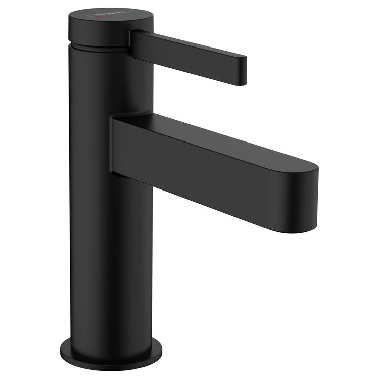 Lavatory Faucet Finoris Deck Mount 1 Lever ADA Matte Black 1.2 Gallons per Minute Pop-Up 1 Hole EcoRight ComfortZone