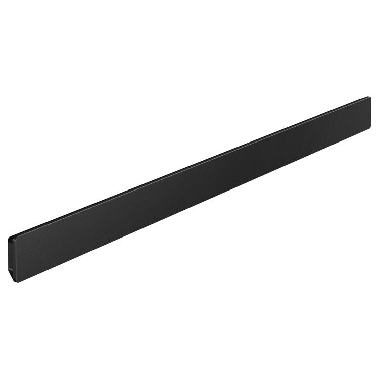 Wall Bar Concealed Fastening Matte Black 9-11/16 Inch Includes Gluing Set Metal - Image 1