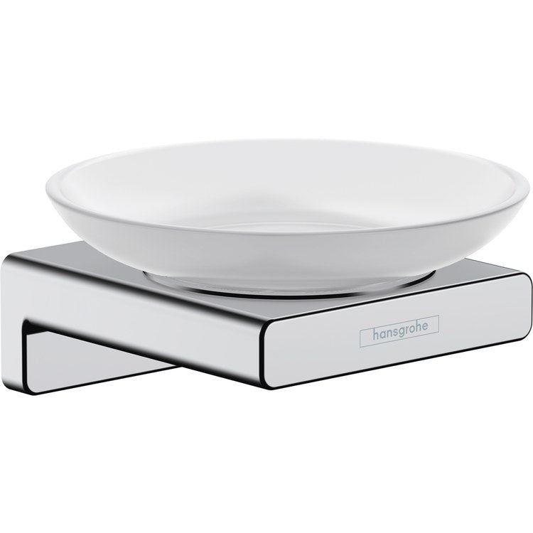 Soap Dish AddStoris Chrome Wall Mount Ceramic - Image 1