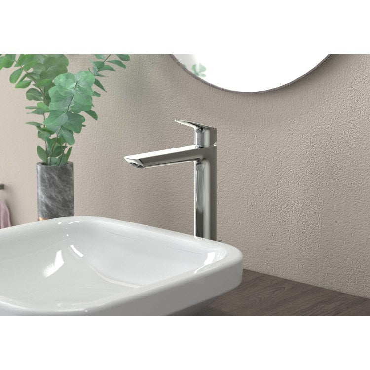 Lavatory Faucet Logis Fine 1 Lever ADA WaterSense Chrome 1.2 Gallons per Minute Less Drain 1 Hole AirPower EcoRight ComfortZone - Image 2