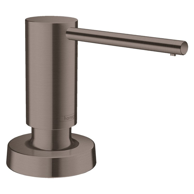 Soap Dispenser Talis Brushed Black Chrome Deck Mount Plastic Metal Pump 18 Fluid Ounce - Image 1