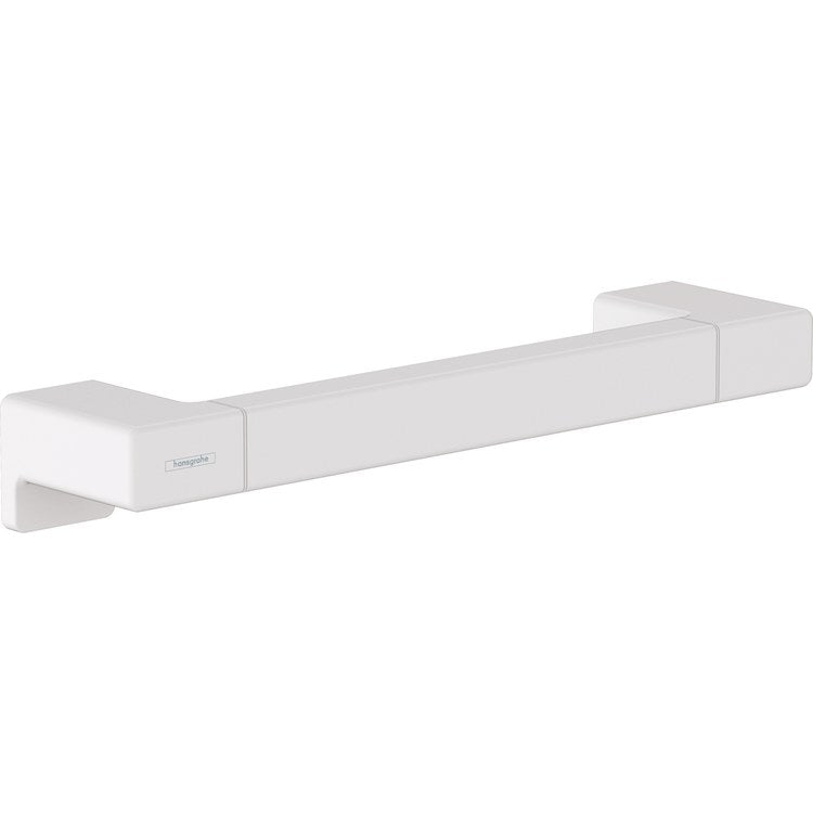 Towel Bar AddStoris 12 Inch Single Matte White Metal 3-1/9 Inch Wall Mount - Image 1