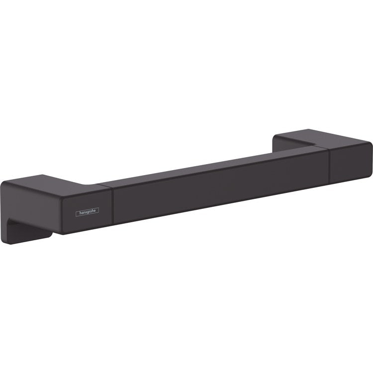 Towel Bar AddStoris 12 Inch Single Matte Black Metal 3-1/9 Inch Wall Mount - Image 1