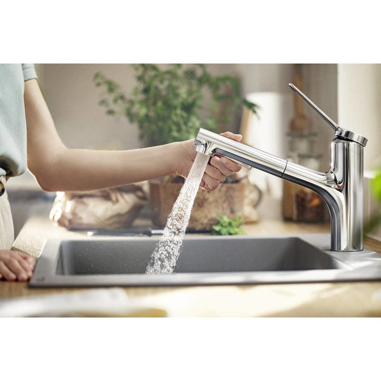 Kitchen Faucet Zesis 1 Lever Chrome 150 DEG Swivel 1 Hole 1.75 Gallons per Minute - Image 3