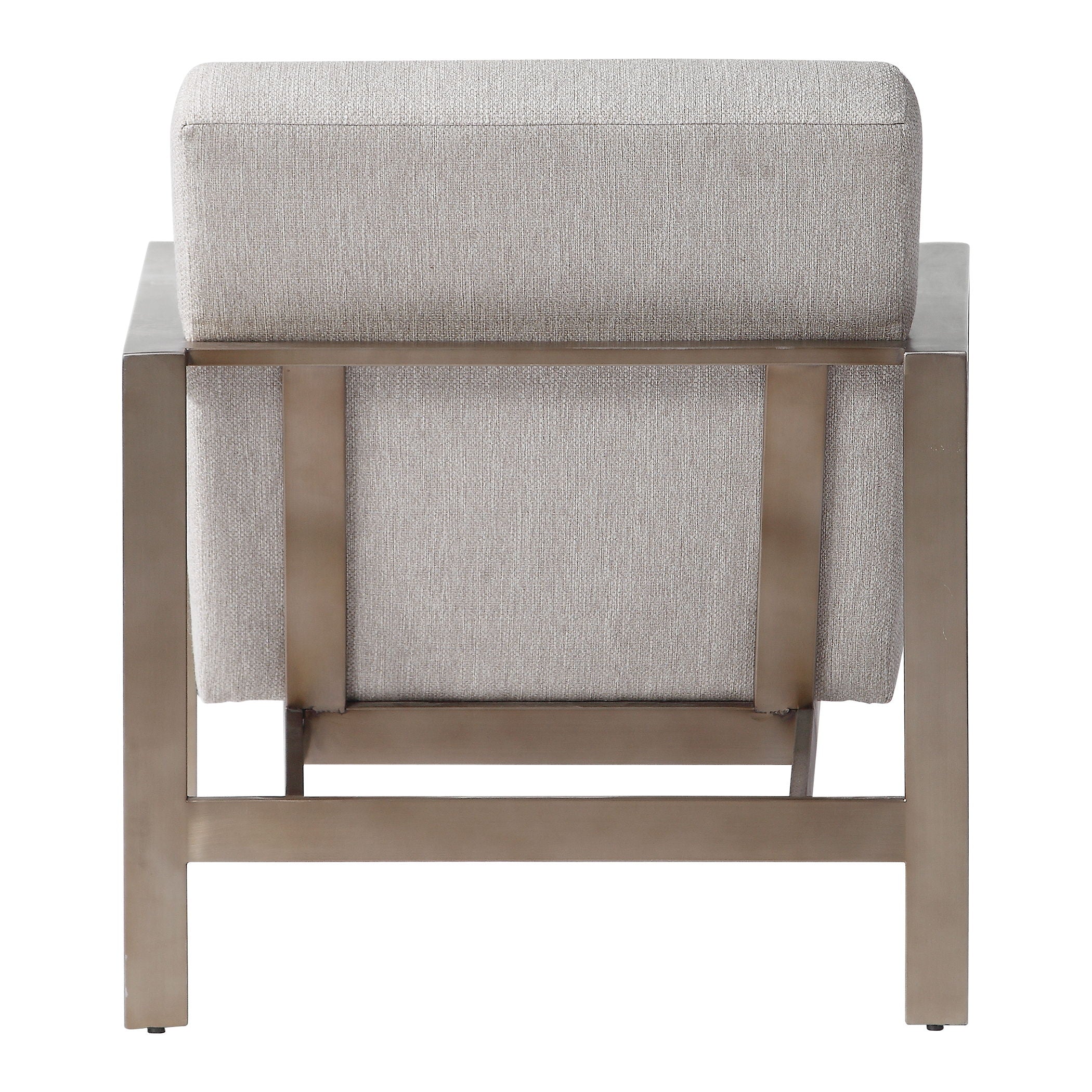 Wills - Contemporary Accent Chair - Beige - Image 3