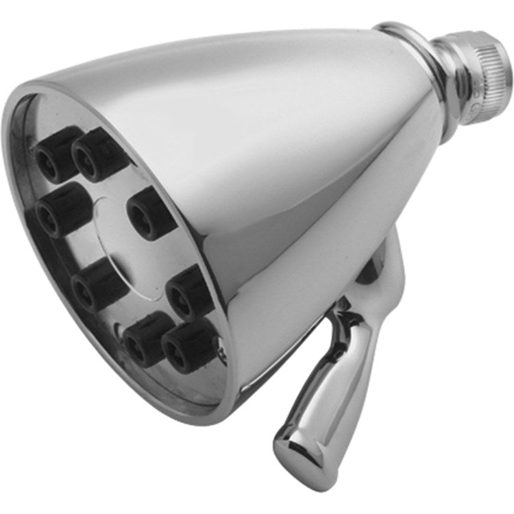 Showerhead 1 Functions French Gold 3-1/2 Inch 2.5 Gallons per Minute 8 Jets Round - Image 1