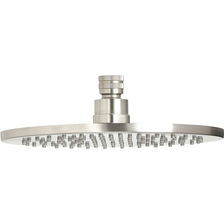 Showerhead 1 Functions Ultra-Thin Contemporary Lifetime Satin Gold 8 Inch 1.8 Gallons per Minute 90 Jets Round - Image 1