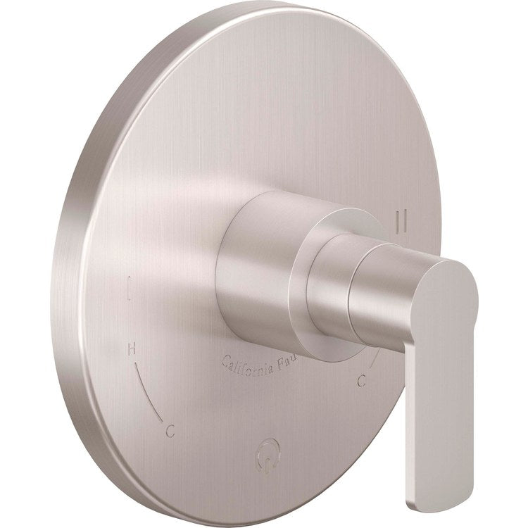 Pressure Balance Valve Trim Arpeggio Dual 1 Lever Lifetime Polished Gold ADA - Image 1