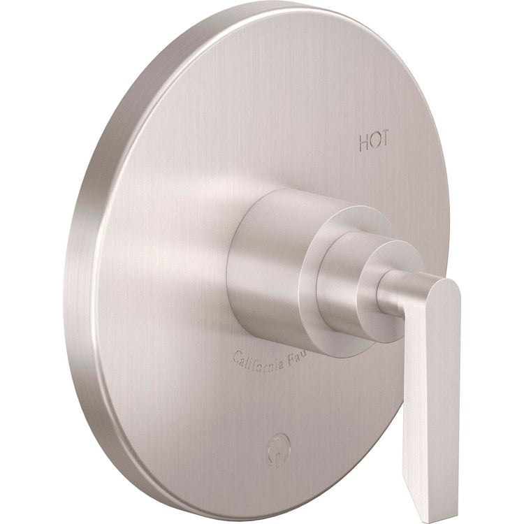 Pressure Balance Valve Trim Rincon Bay 1 Lever Satin Chrome ADA - Image 1