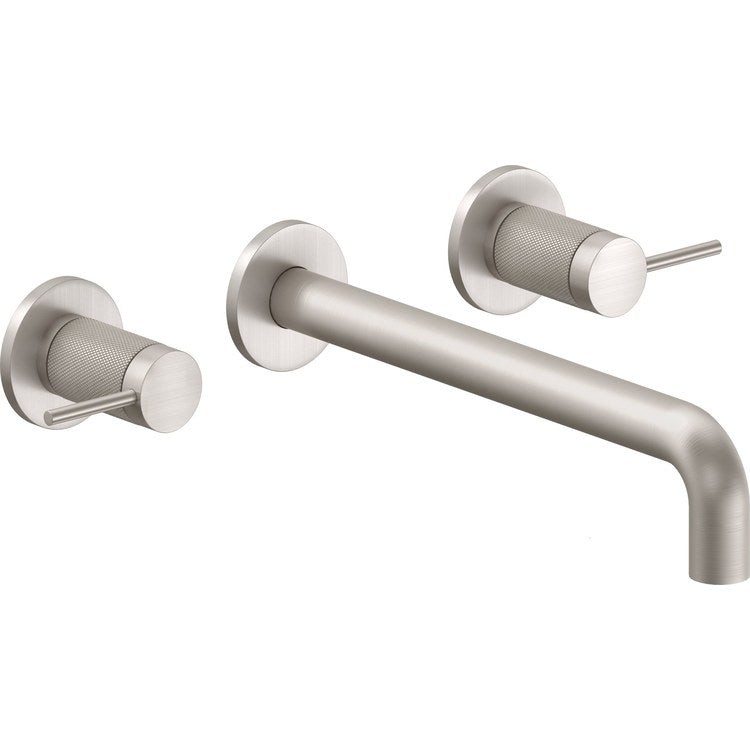 Lavatory Trim D Street Vessel Wall 2 Knurled Lever Carbon ADA 1.2 Gallons per Minute - Image 1