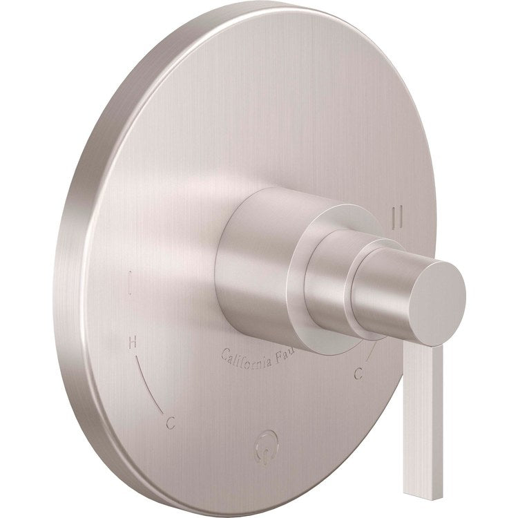 Pressure Balance Valve Trim Bel Canto Dual 1 Lever Black Nickel ADA - Image 1