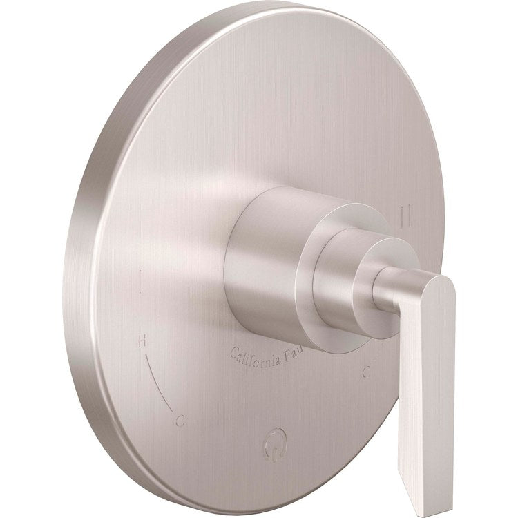 Pressure Balance Valve Trim Rincon Bay Dual 1 Lever Graphite ADA - Image 1