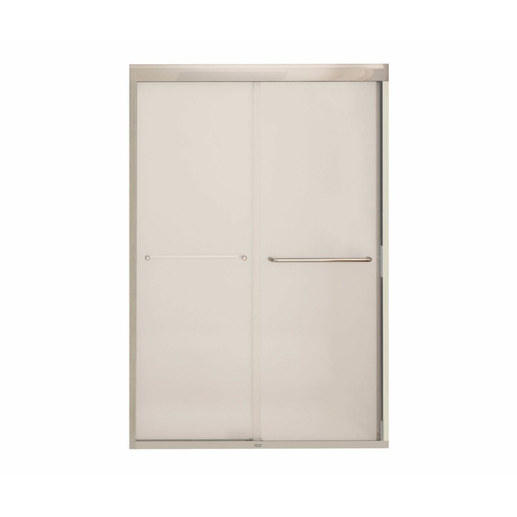 Shower Door Kameleon Sliding 43-47 x 71 Inch Chrome Frosted 1/4 Inch - Image 2