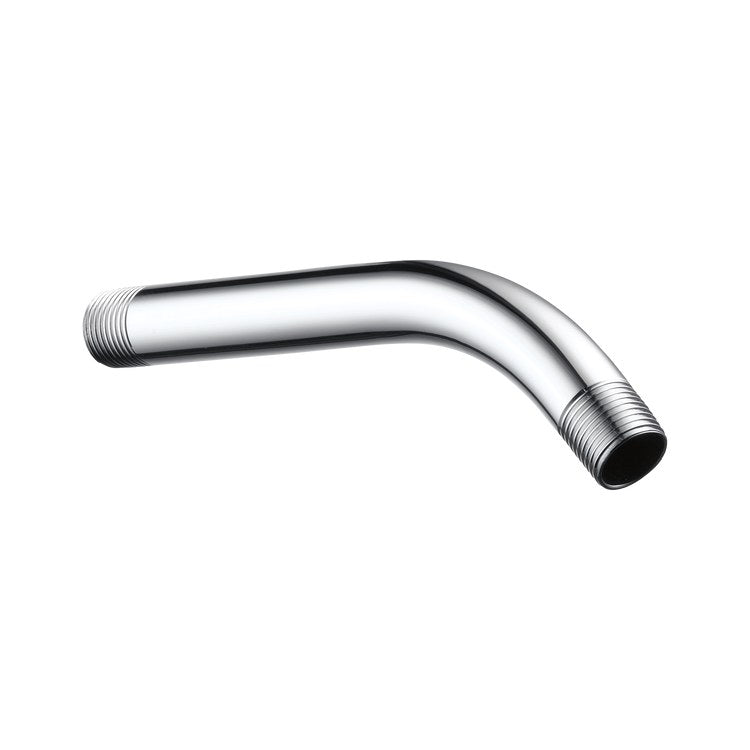 Shower Arm Black Stainless 7 Inch MNPT Brass Wall Mount