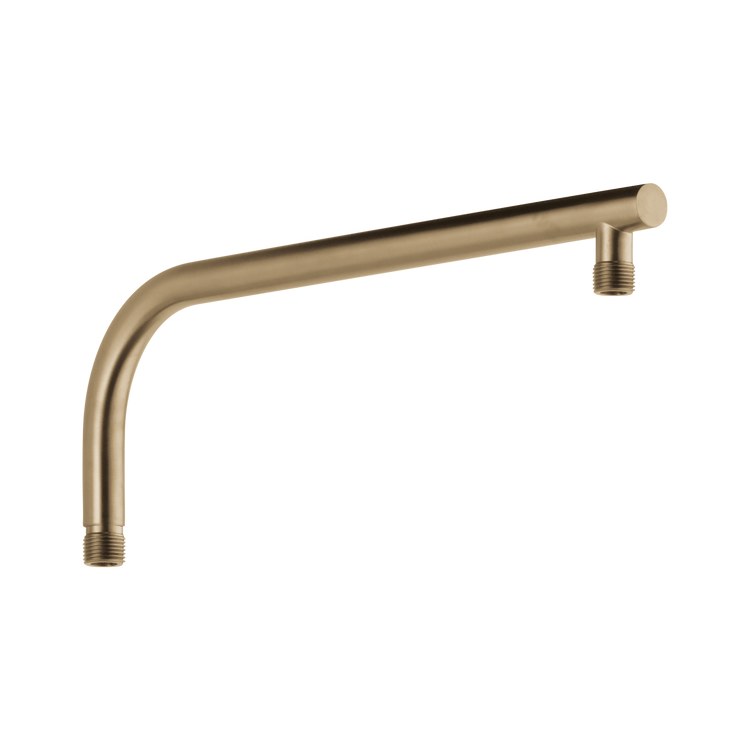 Shower Arm Universal Showering Components Round Overhead Lumicoat Champagne Bronze 17-1/2 Inch 17-1/2 Inch Brass 6-1/2 Inch - Image 1