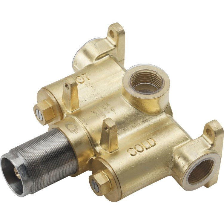 Thermostatic Valve StyleTherm Single Handle Mixing with Service Stops 3/4 Inch Female - Image 1