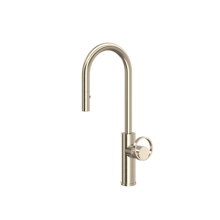 Bar Faucet Eclissi Pull Down Less Handle Satin Nickel 1.8 Gallons per Minute - Image 1