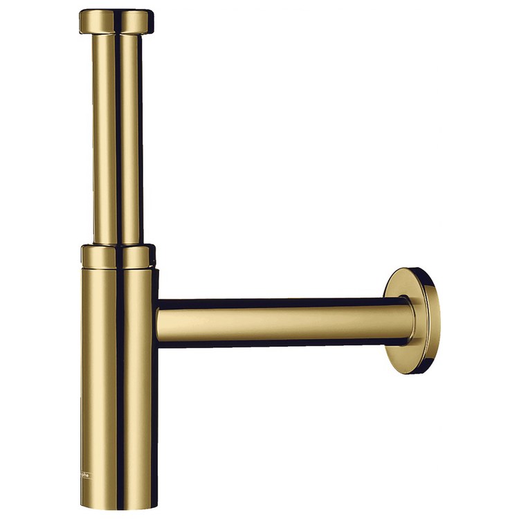 Bottle Trap Flowstar S Transitional 1-1/4 Gauge Metal Polished Gold Optic - Image 1