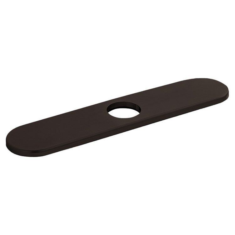 Base Plate Single Hole Matte Black 10 Inch Metal for Single Hole Kitchen Faucet 2-1/2 Inch - Image 1