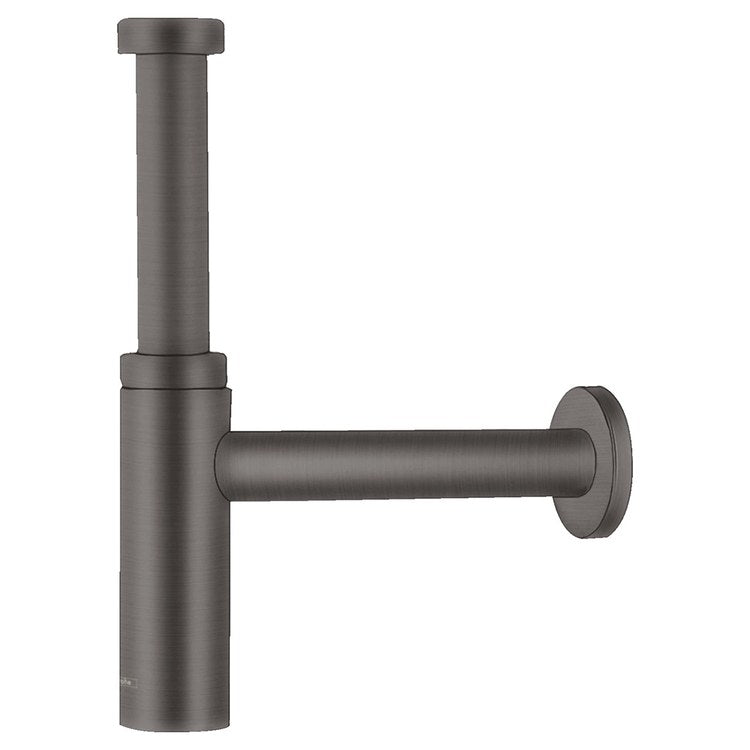 Bottle Trap Flowstar S Transitional 1-1/4 Gauge Metal Brushed Black Chrome