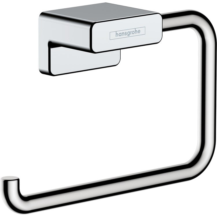 Toilet Paper Holder AddStoris Euro Less Cover Chrome Metal 6 Inch 1-5/8 Inch Wall Mount - Image 1