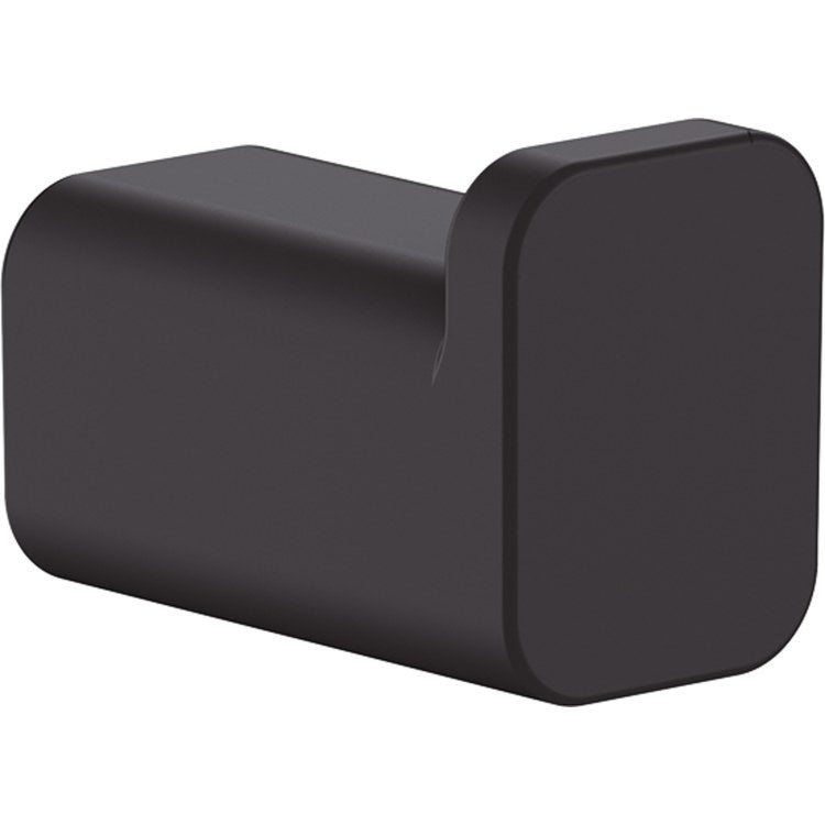 Towel Hook AddStoris Single Matte Black 1-3/16 Inch Wall Mount Metal - Image 1