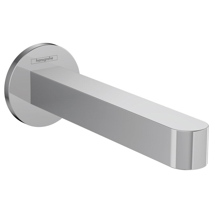 Tub Spout Finoris Less Diverter Chrome 7-1/2 Inch Brass 1/2 Inch NPT for Bath - Image 1