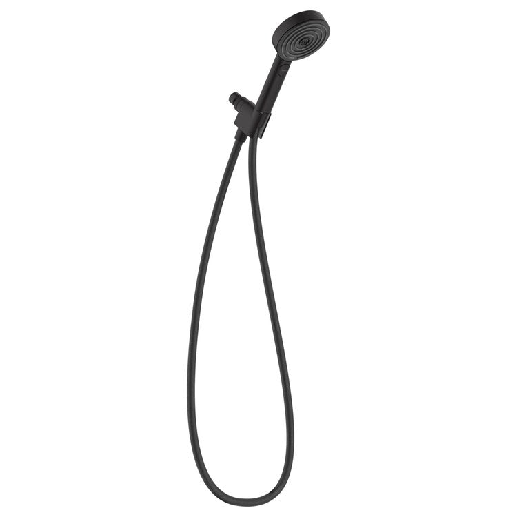 Handshower Set Pulsify S 105 Matte Black 3 Function PowderRain IntenseRain Pulsating Massage 1.75 Gallons per Minute Less Bar - Image 1
