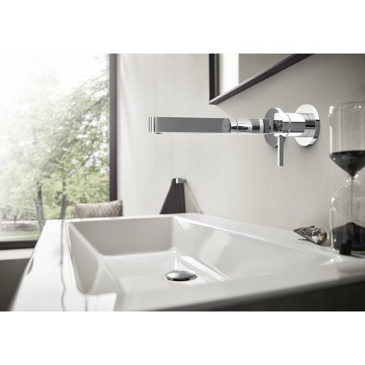 Faucet Trim Finoris Concealed 1 Lever Chrome ADA Fixed Less Drain Brass - Image 2